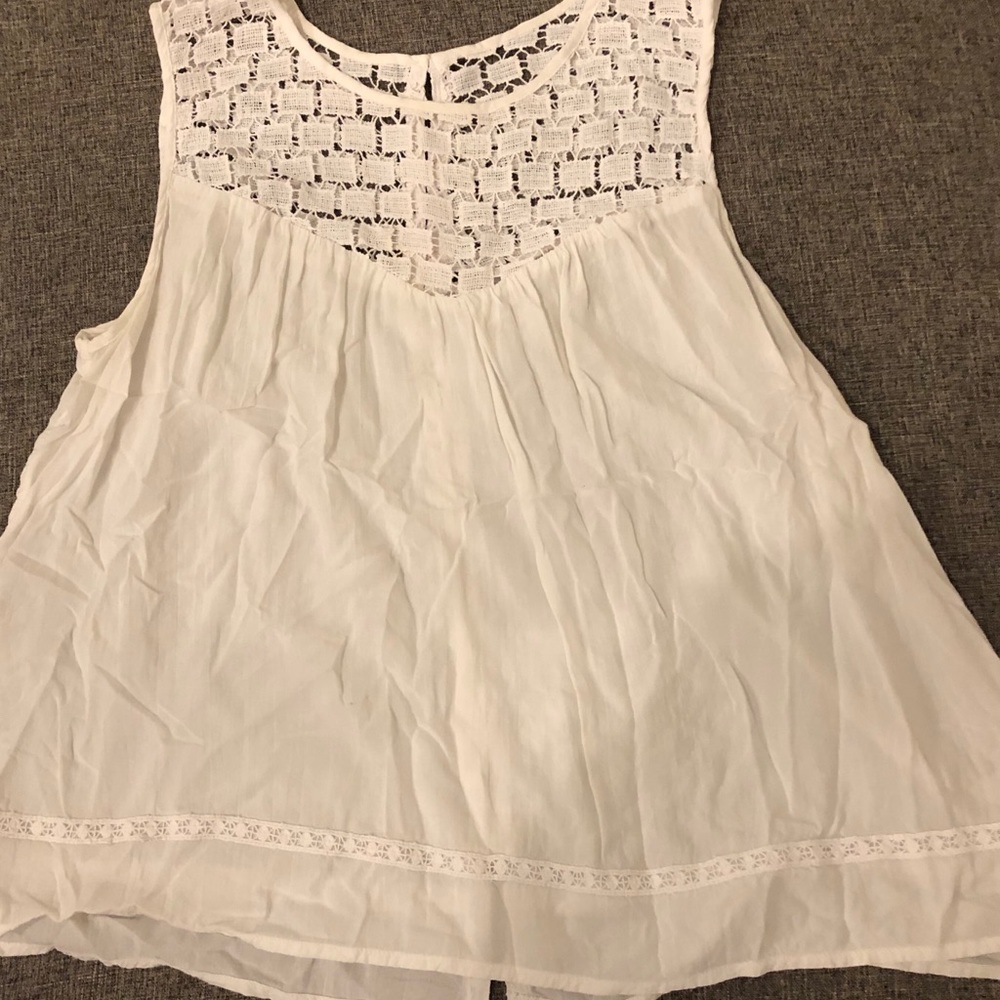 White tank top